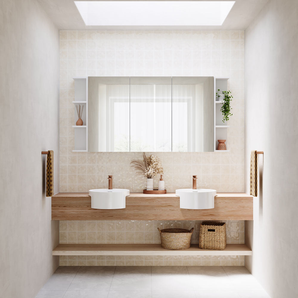 Reba Semi-Recessed Basin With Tap Hole