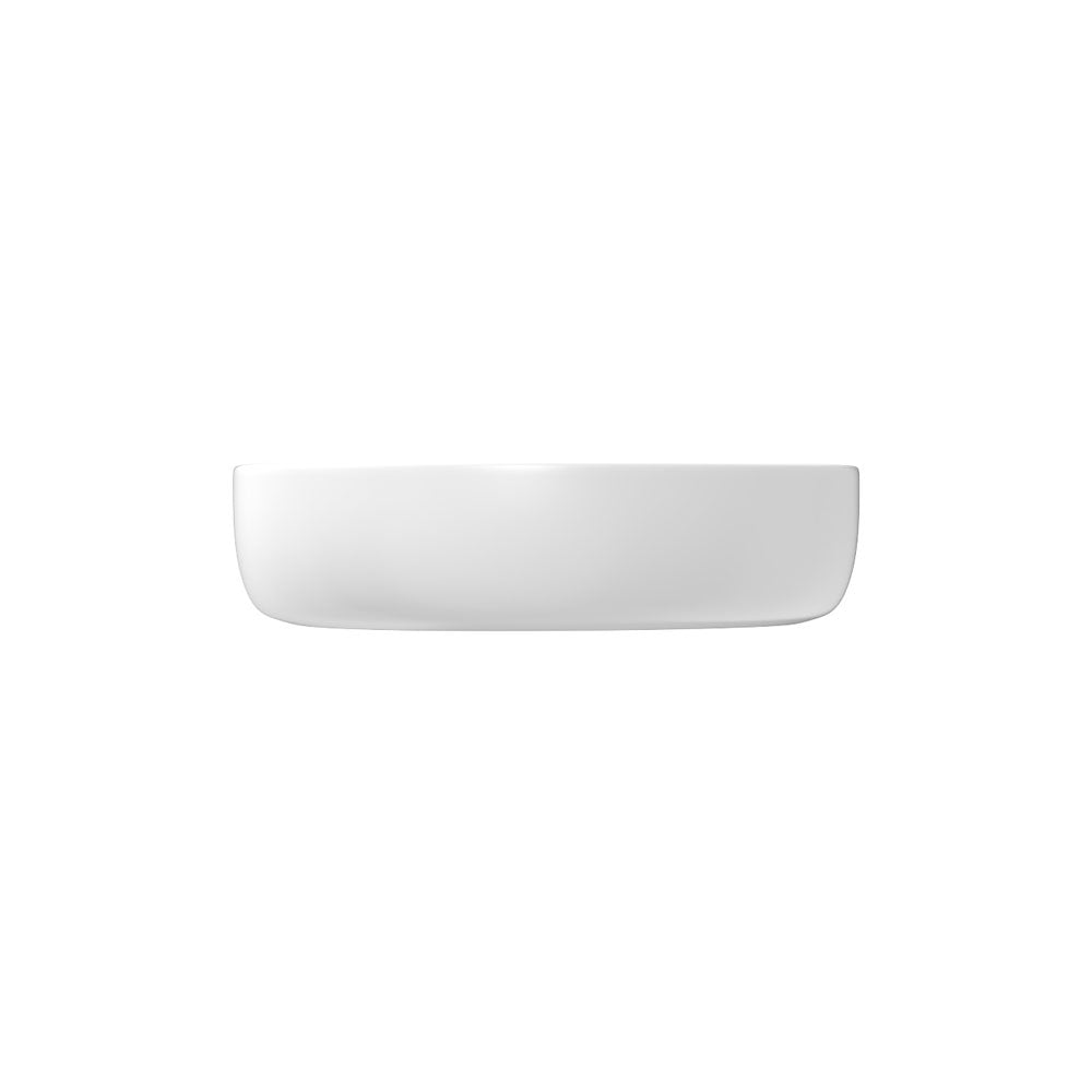 Pebble Small Above Counter Basin, Matte White