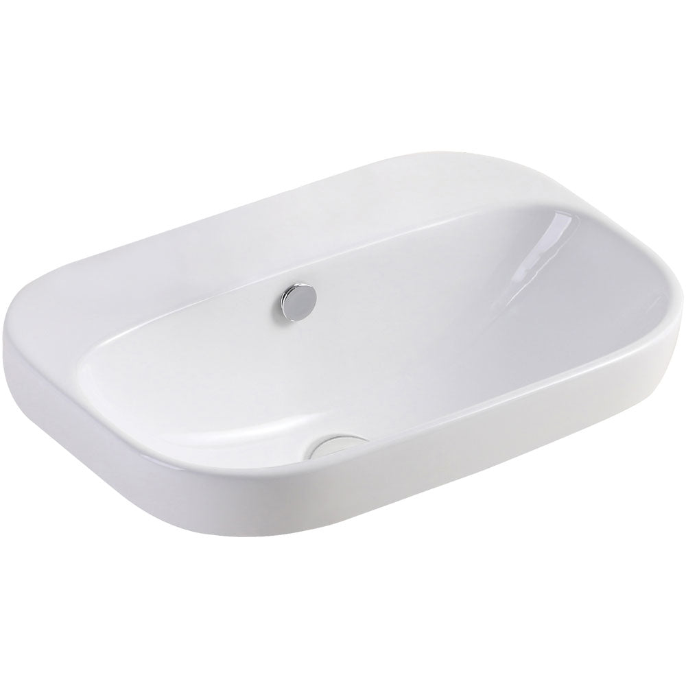 Parisa Semi-Inset Basin, No Tap Hole