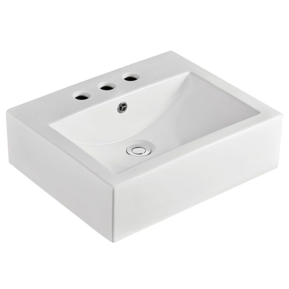 Willow Above Counter Basin, 3 Tap Holes