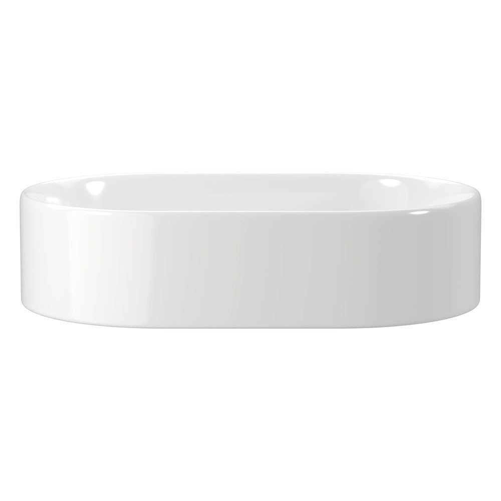 Aluca Pill Above Counter Basin, Gloss White