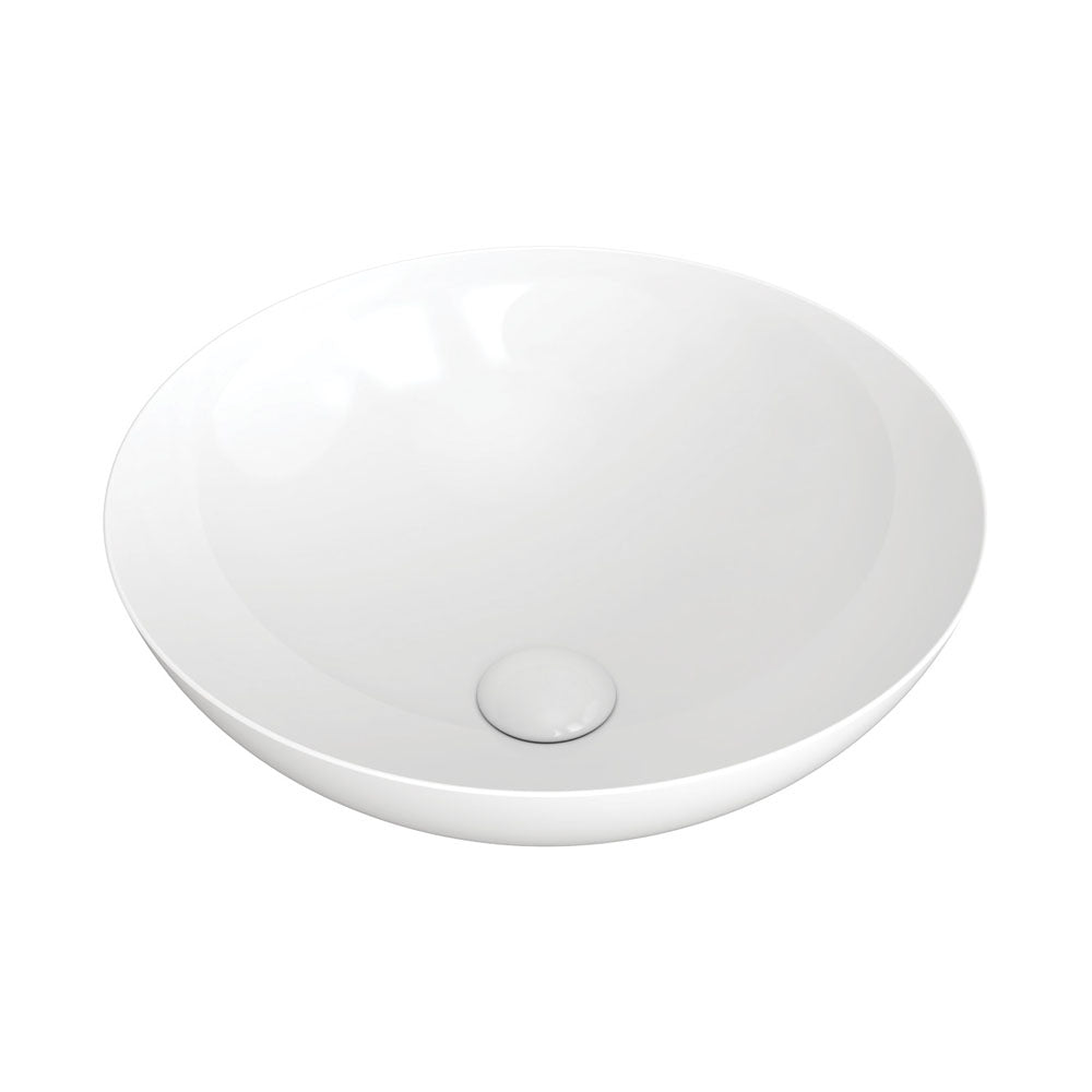 Aluca Above Counter Basin, Gloss White