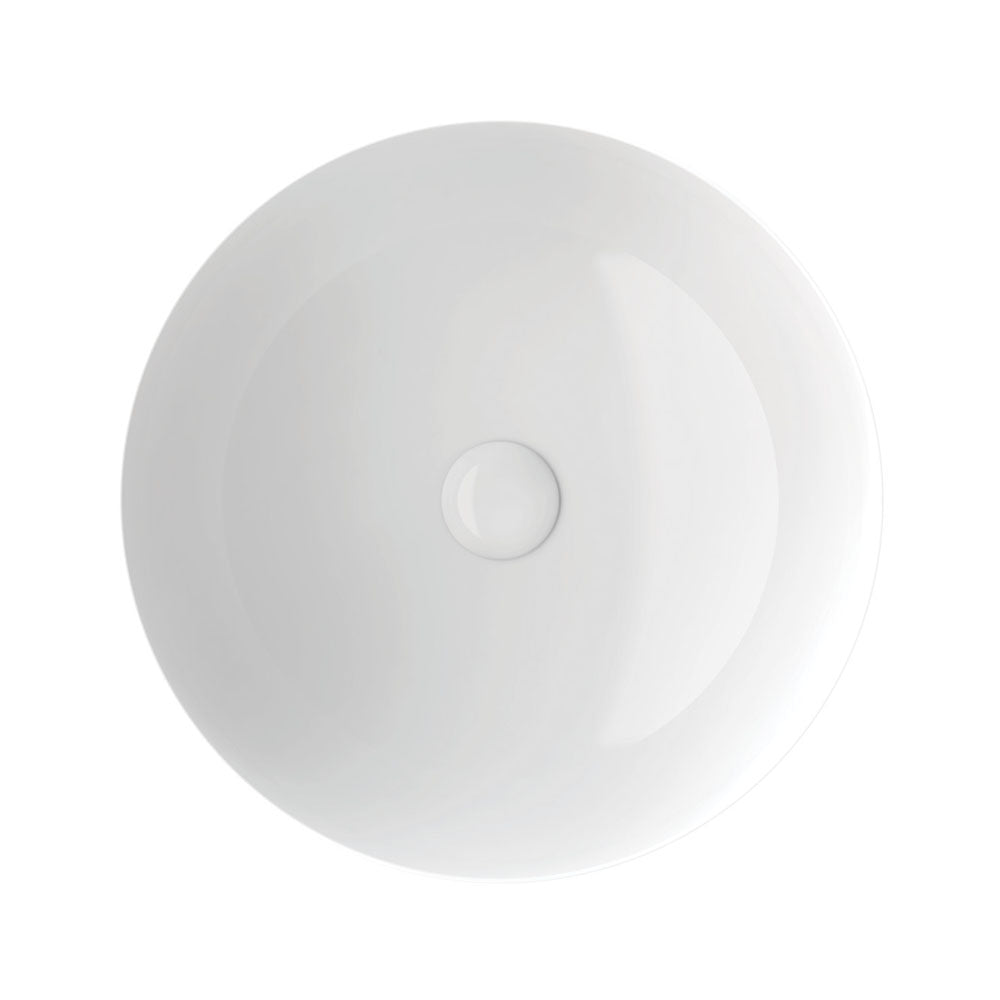 Aluca Above Counter Basin, Gloss White