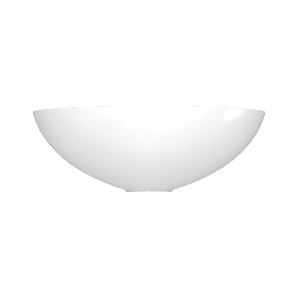 Aluca Above Counter Basin, Gloss White