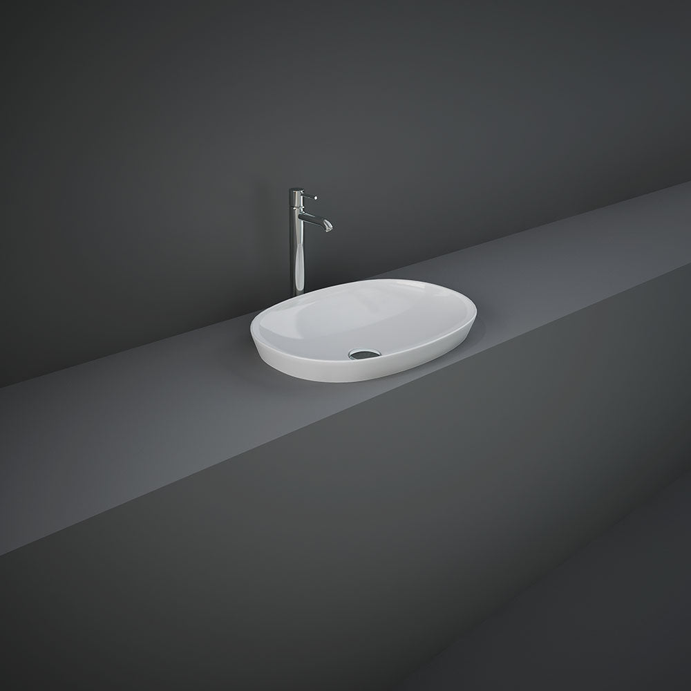 RAK Variant Round Small Oval Semi-Inset Basin