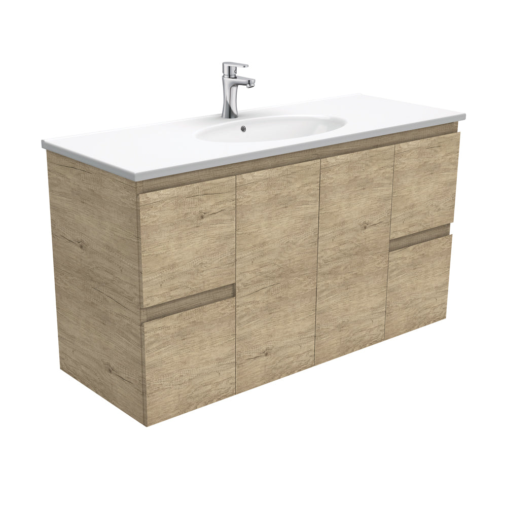 Rotondo Edge Scandi Oak 1200 Wall-Hung Vanity