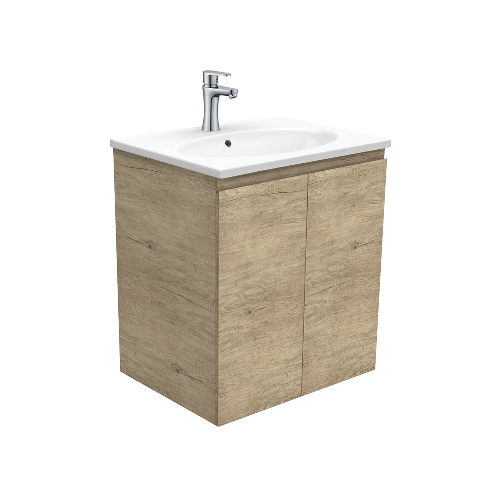 Rotondo Edge Scandi Oak 600 Wall-Hung Vanity