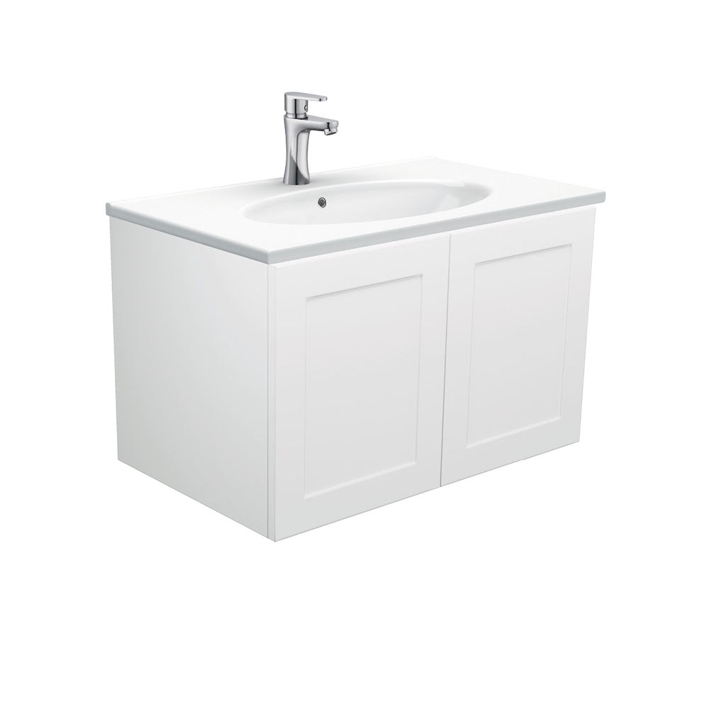 Rotondo Mila 750 Wall-Hung Vanity, Left Drawer
