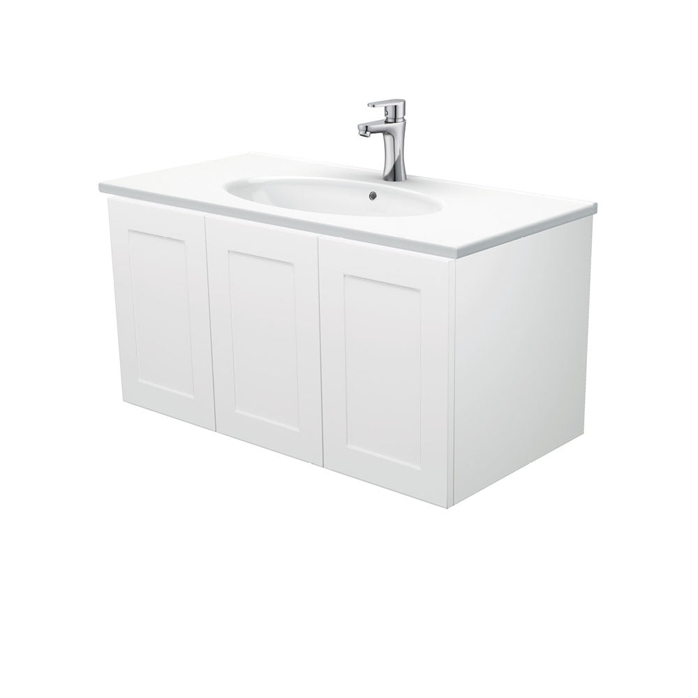 Rotondo Mila 900 Wall-Hung Vanity, Right Drawer