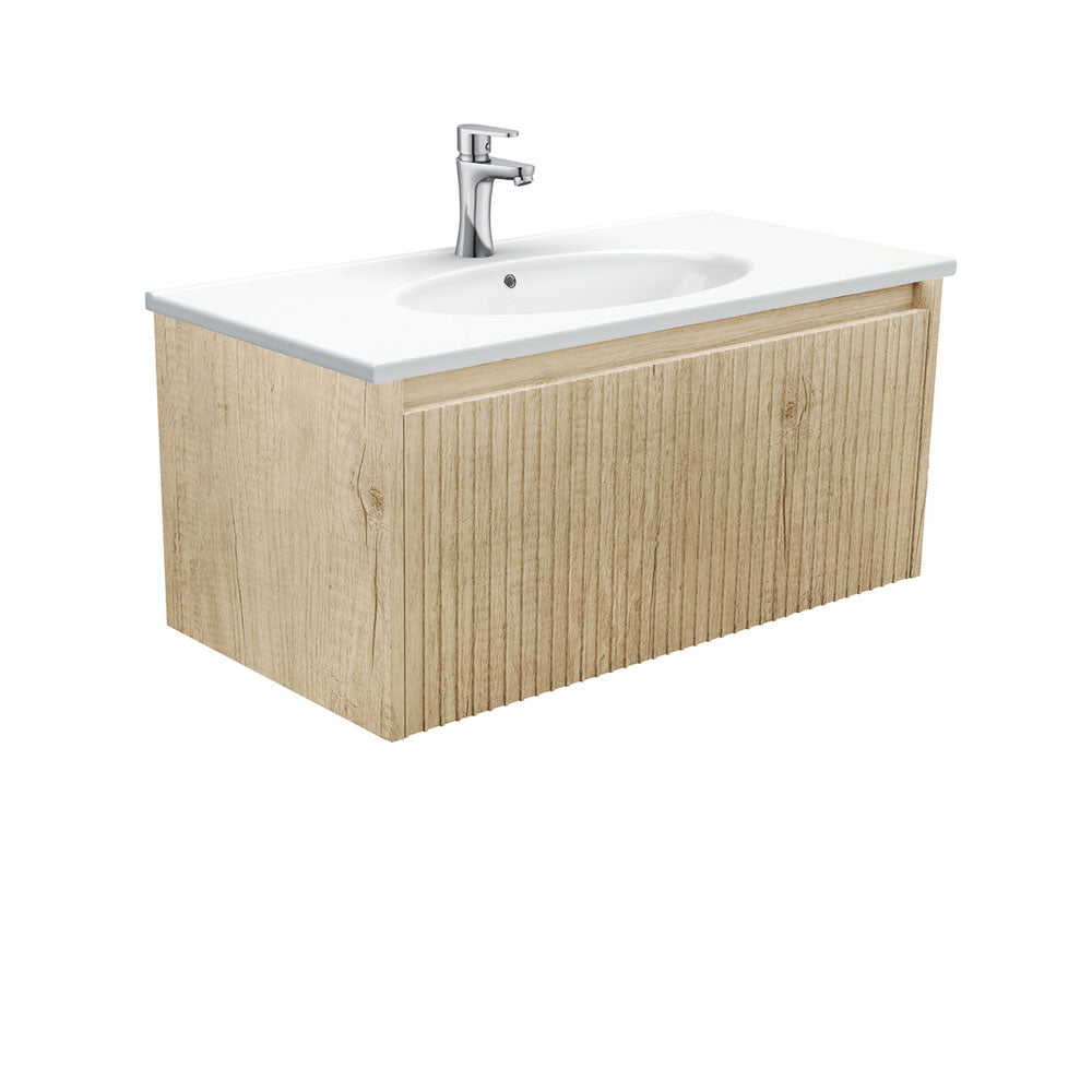 Rotondo Alina Scandi Oak 900 Wall-Hung Vanity
