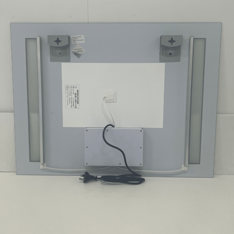 Rectangular Double-Sided Frosted Frontlit LED Mirror 75cm x 120cm Frameless Wall Mounted