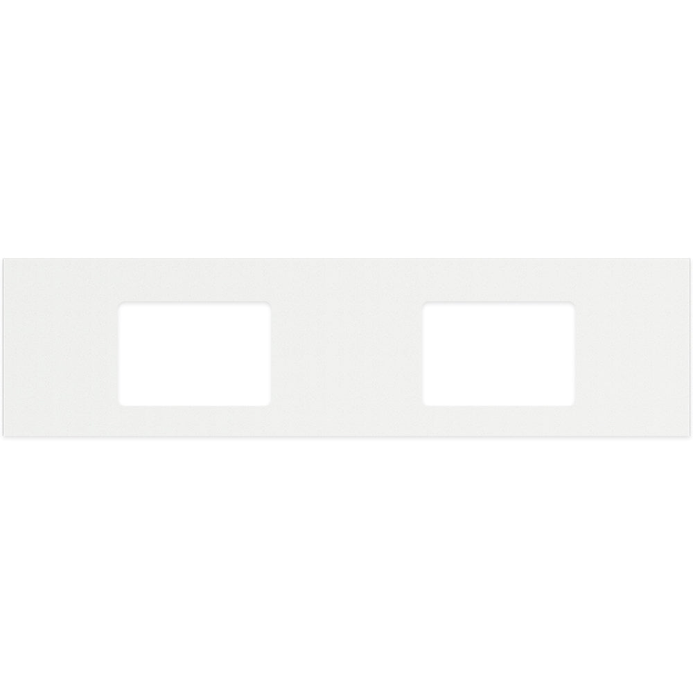 Fienza - Silica Free Stone Top, Rectangular Full Depth - Double Undermount