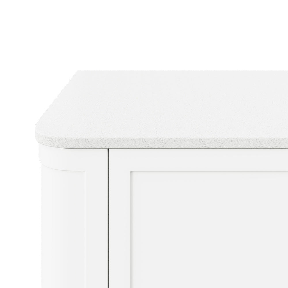 Fienza - Silica Free Stone Top, Curved Full Depth - Single Undermount