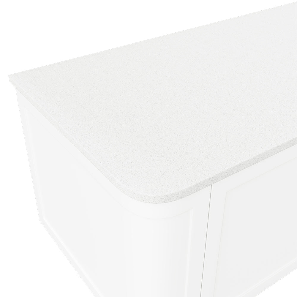 Fienza - Silica Free Stone Top, Curved Full Depth