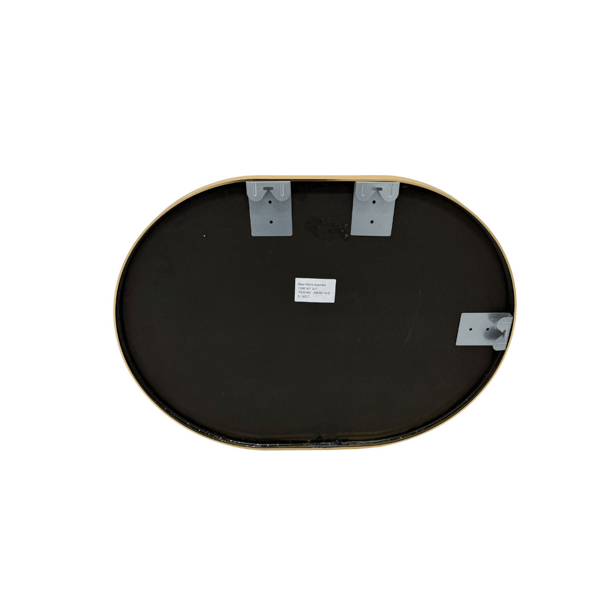 Rose Gold Oval Wall Mirror – 60 x 80cm Classic Decorative Frame