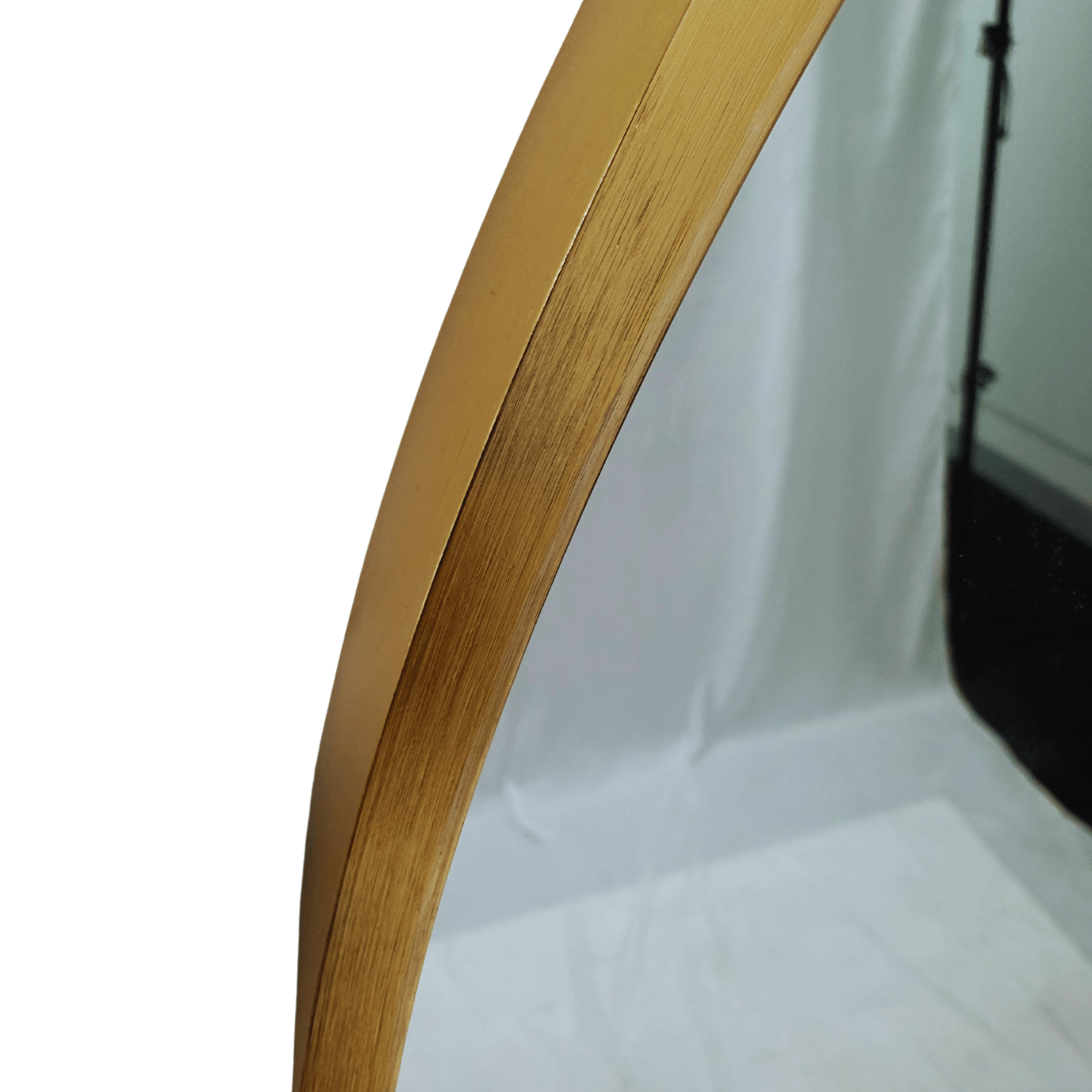 Rose Gold Oval Wall Mirror – 60 x 80cm Classic Decorative Frame