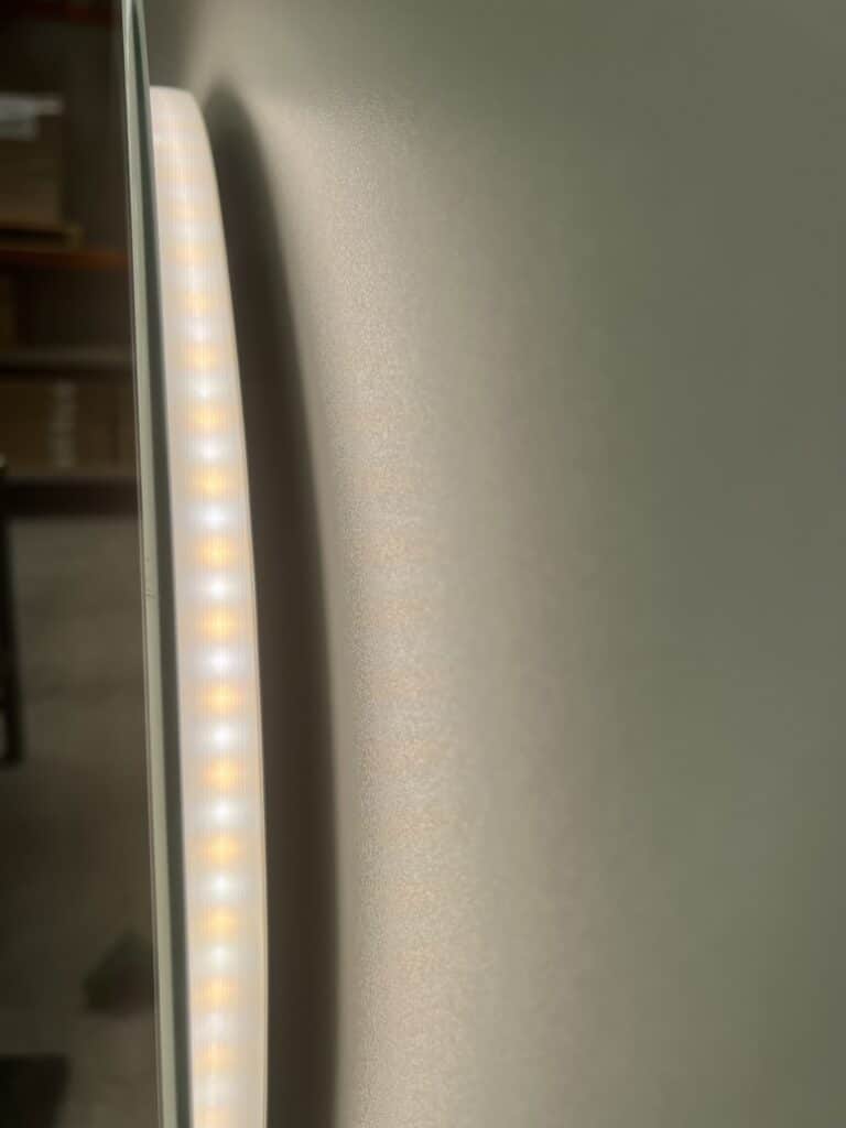 Round LED Mirror - Frosted Defogger Dimmable 25mm Strip