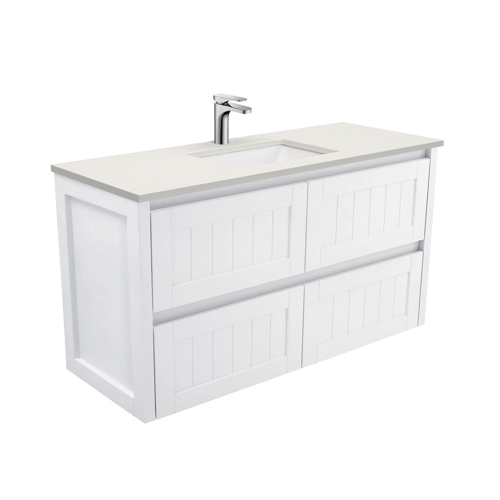 Sarah Roman Sand Undermount 1200 Hampton Wall-Hung Vanity