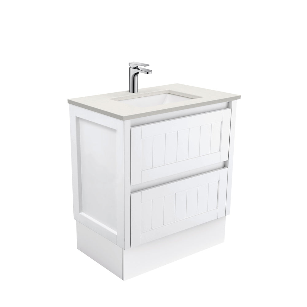 Sarah Roman Sand Undermount 750 Hampton Vanity on Kick