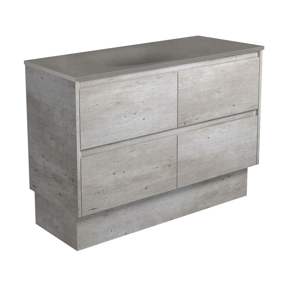 Satori Amato 1200 Industrial Vanity On Kick, Industrial Panels