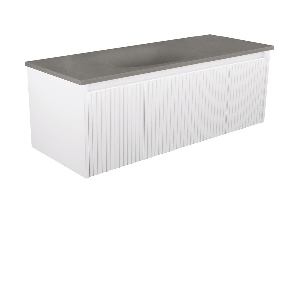Satori Alina Satin White 1200 Wall-Hung Vanity
