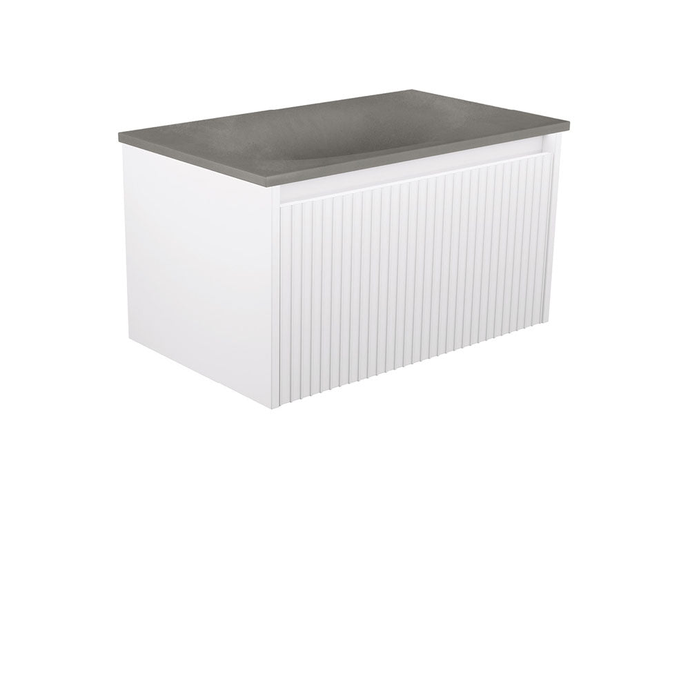 Satori Alina Satin White 750 Wall-Hung Vanity