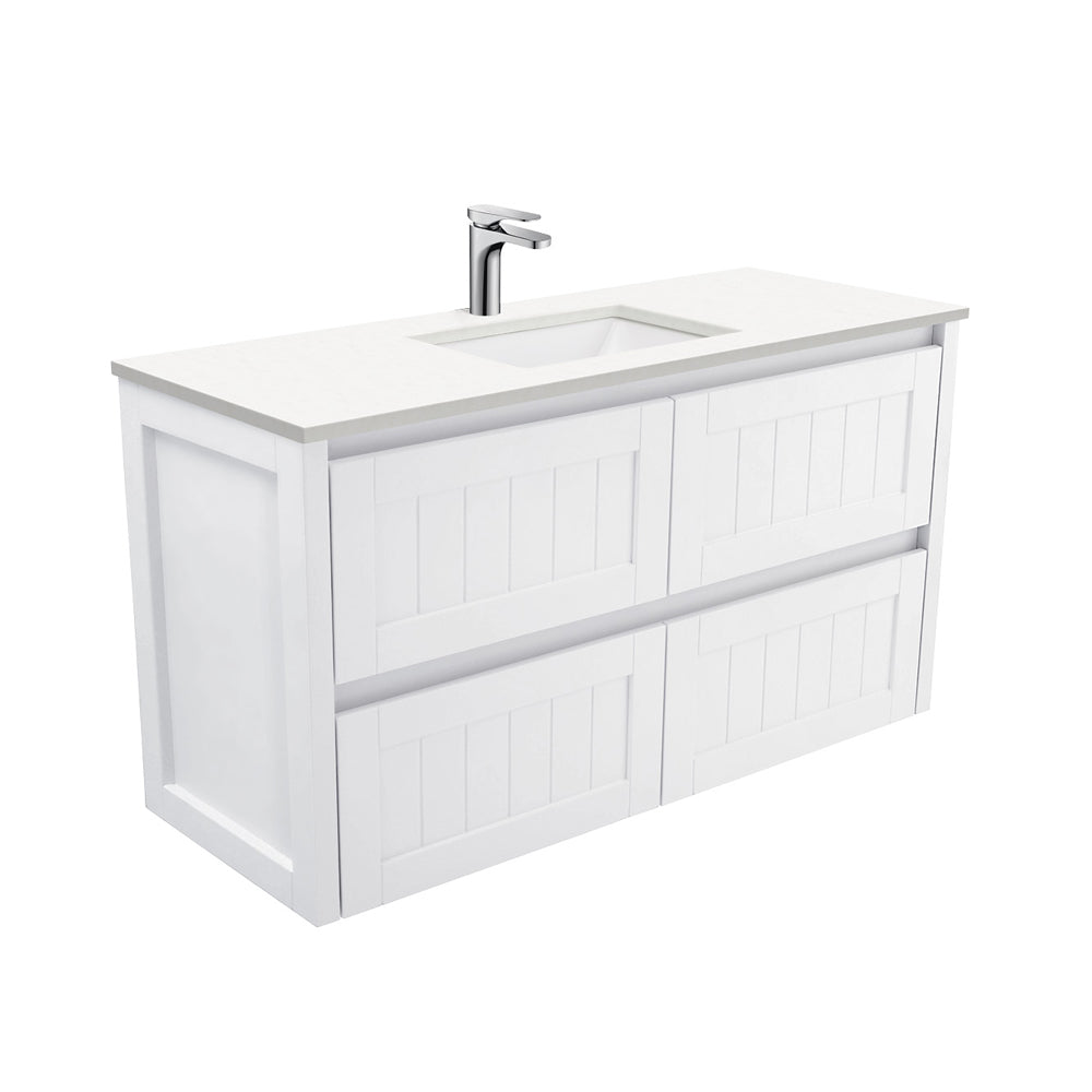 Sarah Crystal Pure Undermount 1200 Hampton Wall-Hung Vanity