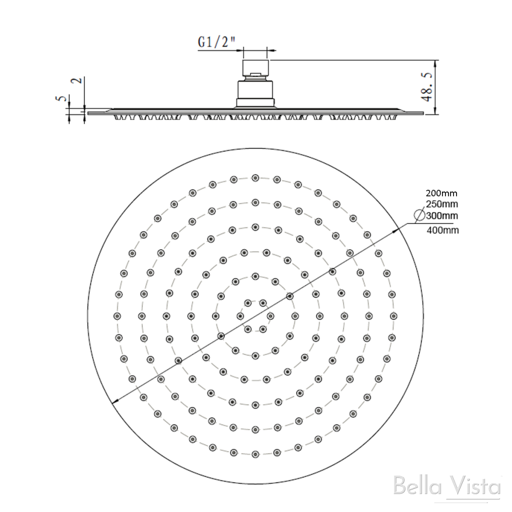 Mica Shower Head