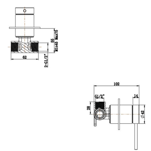 Mica Shower Mixer - BODY