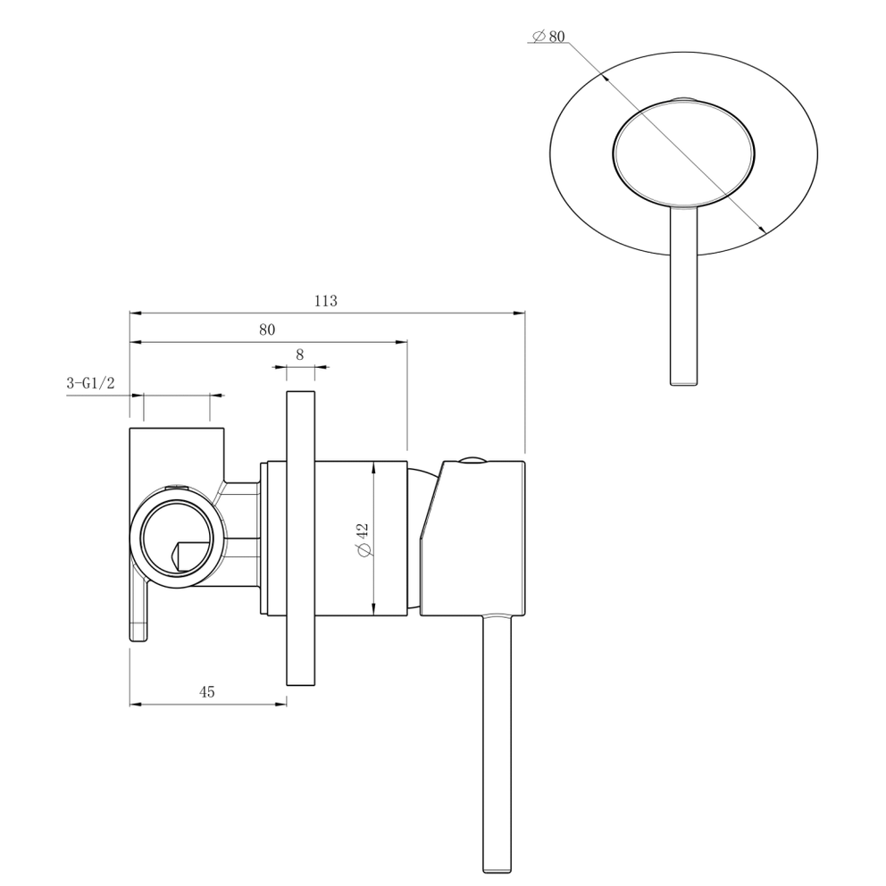 LVB Mica Shower Mixer