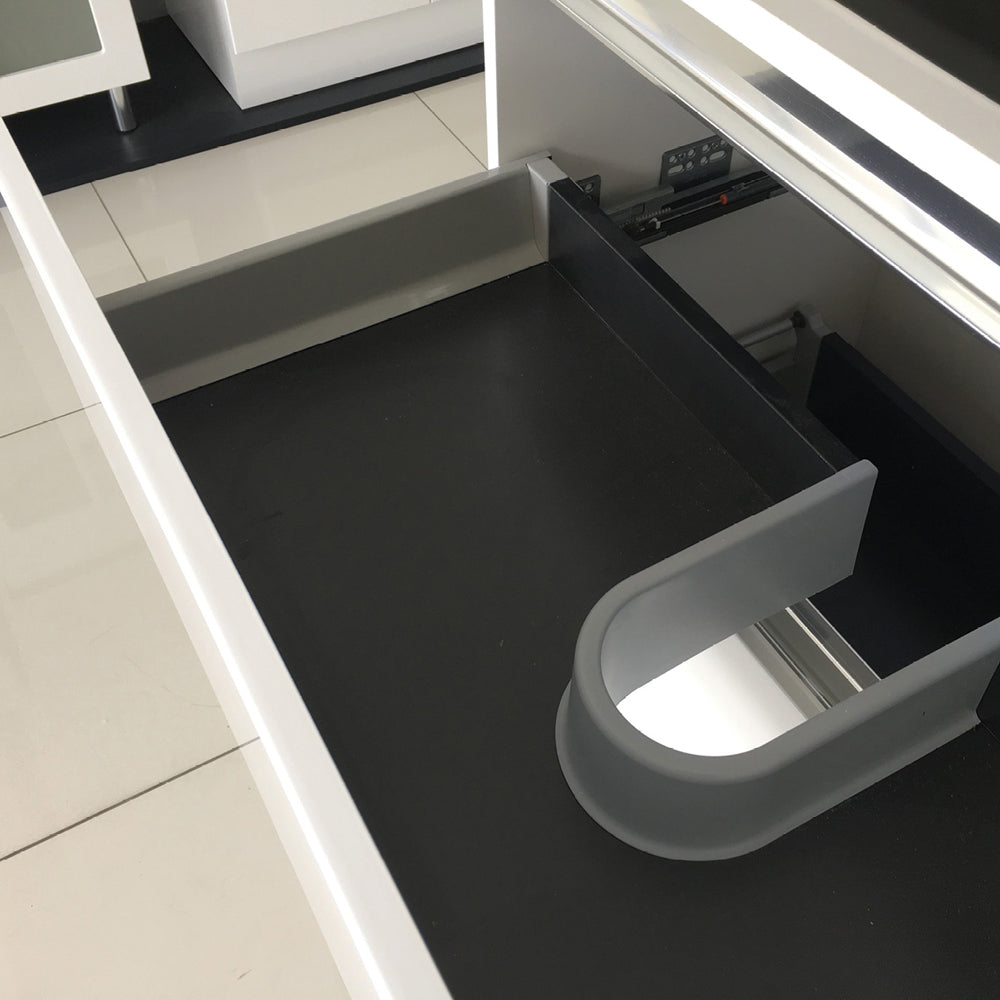 Sarah Bianco Marble Undermount 1200 Quest Vanity on Kick