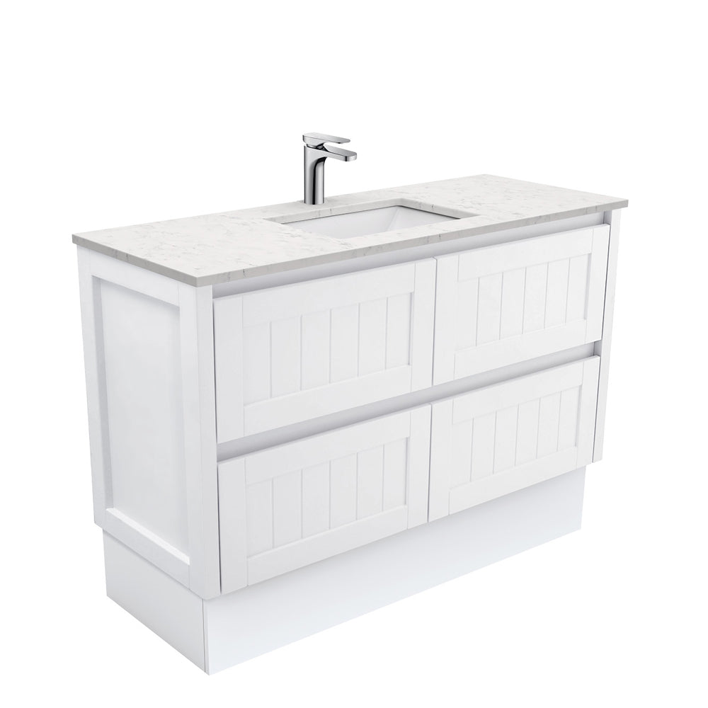 Sarah Bianco Marble Undermount 1200 Hampton Vanity on Kick