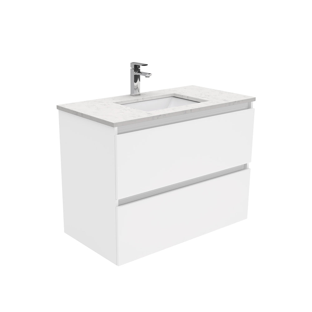 Sarah Bianco Marble Undermount 900 Quest Wall-Hung Vanity