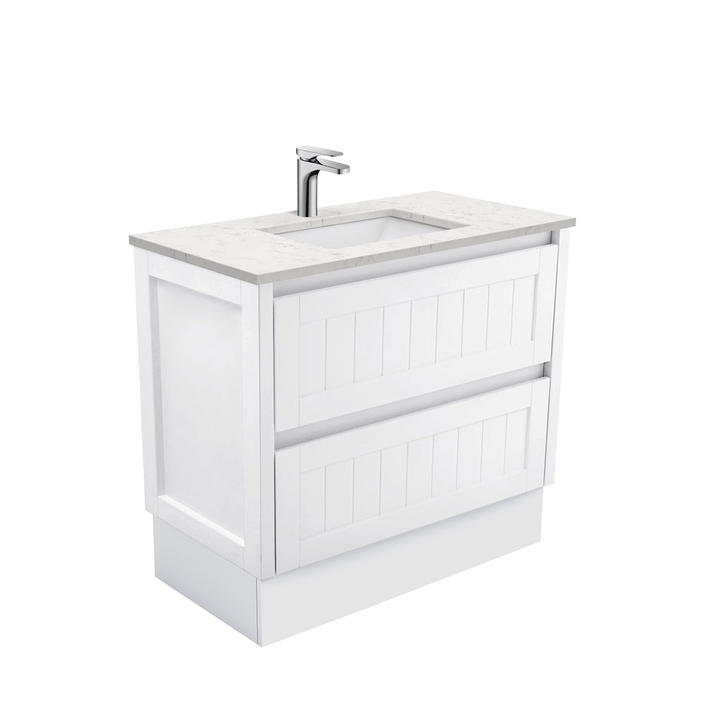 Sarah Bianco Marble Undermount 900 Hampton Vanity on Kick