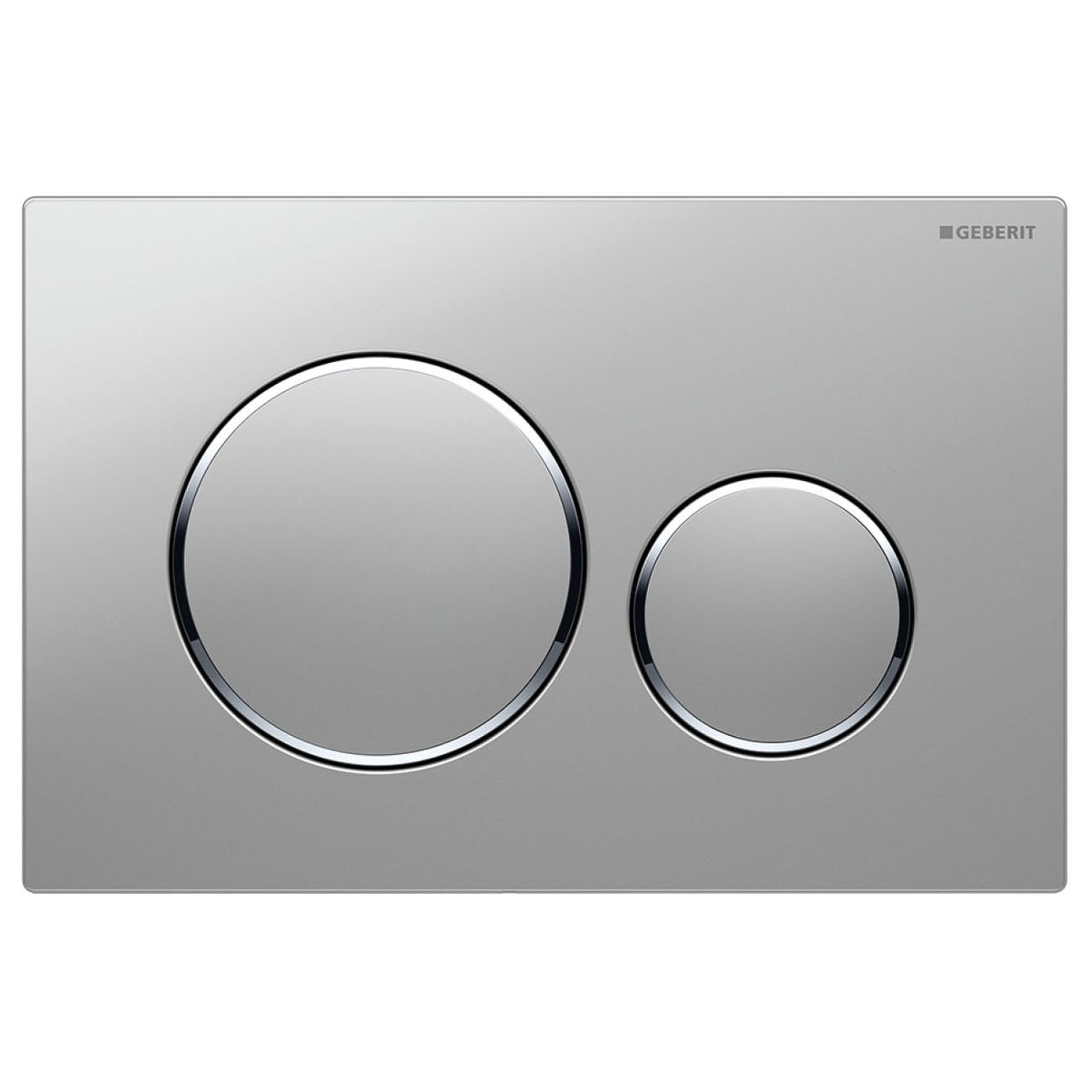 Geberit Sigma 20 Round Button Flush Plate, Matte Chrome