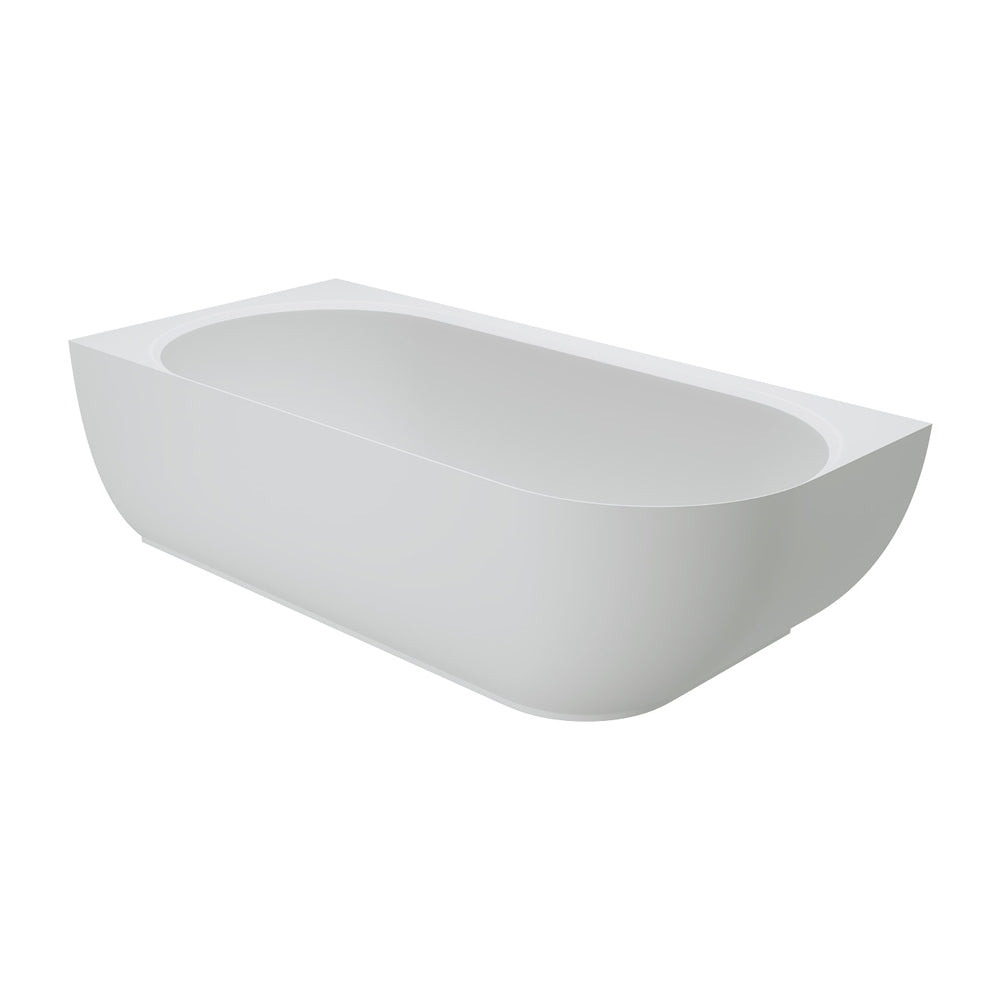Matta Right-Hand Solid Surface Corner Bath, 1750mm