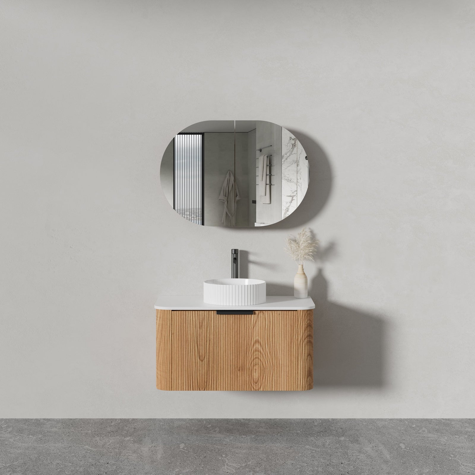 STELLA Wall Hung Vanity - Blue Bathware 