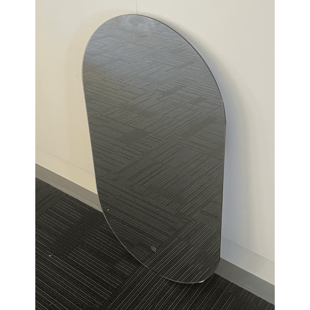 Star Oval LED Mirror 90cm x 50cm Frameless Backlit Dimmable Touch Sensor Bathroom Vanity