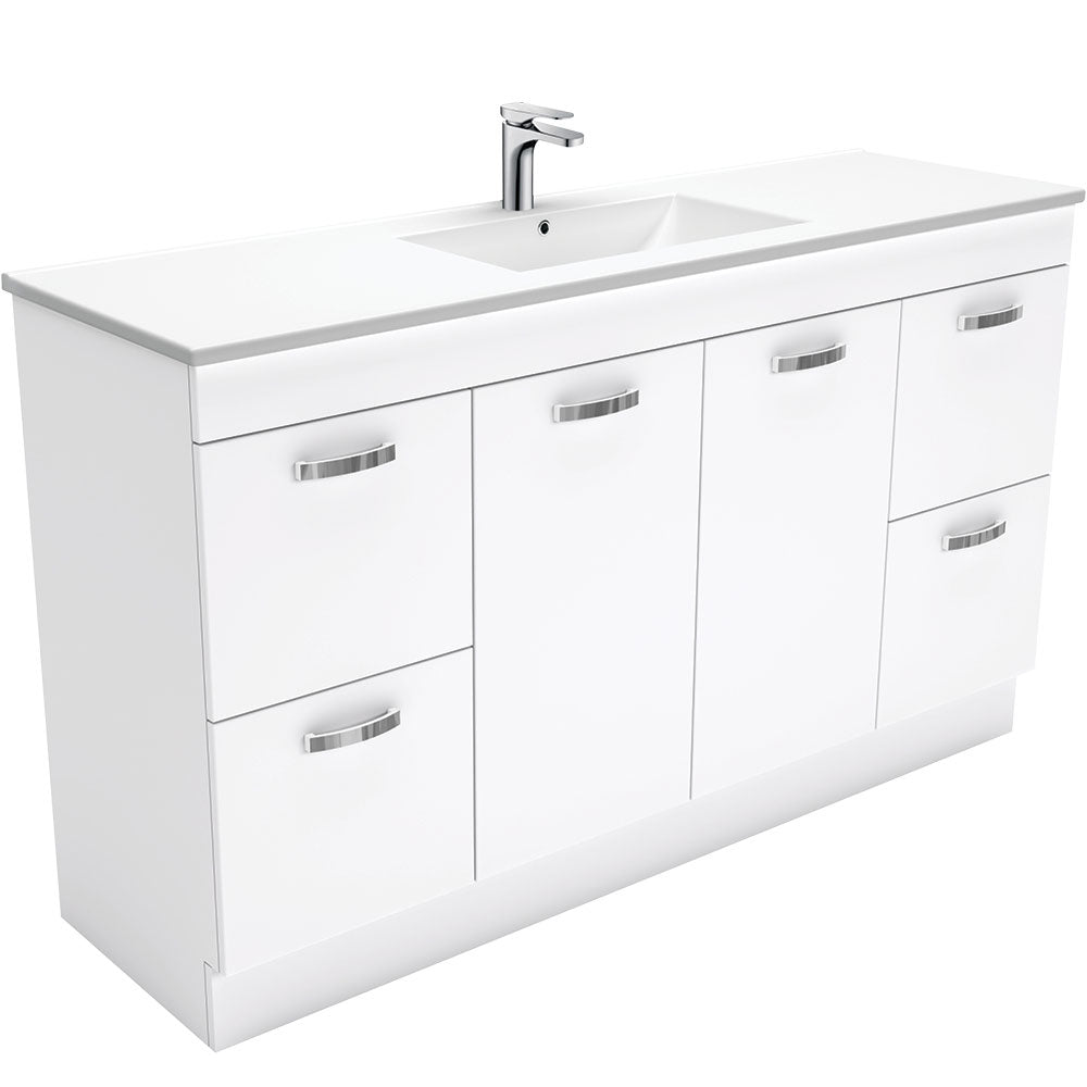 Dolce Unicab 1500 Single Bowl Vanity On Kickboard