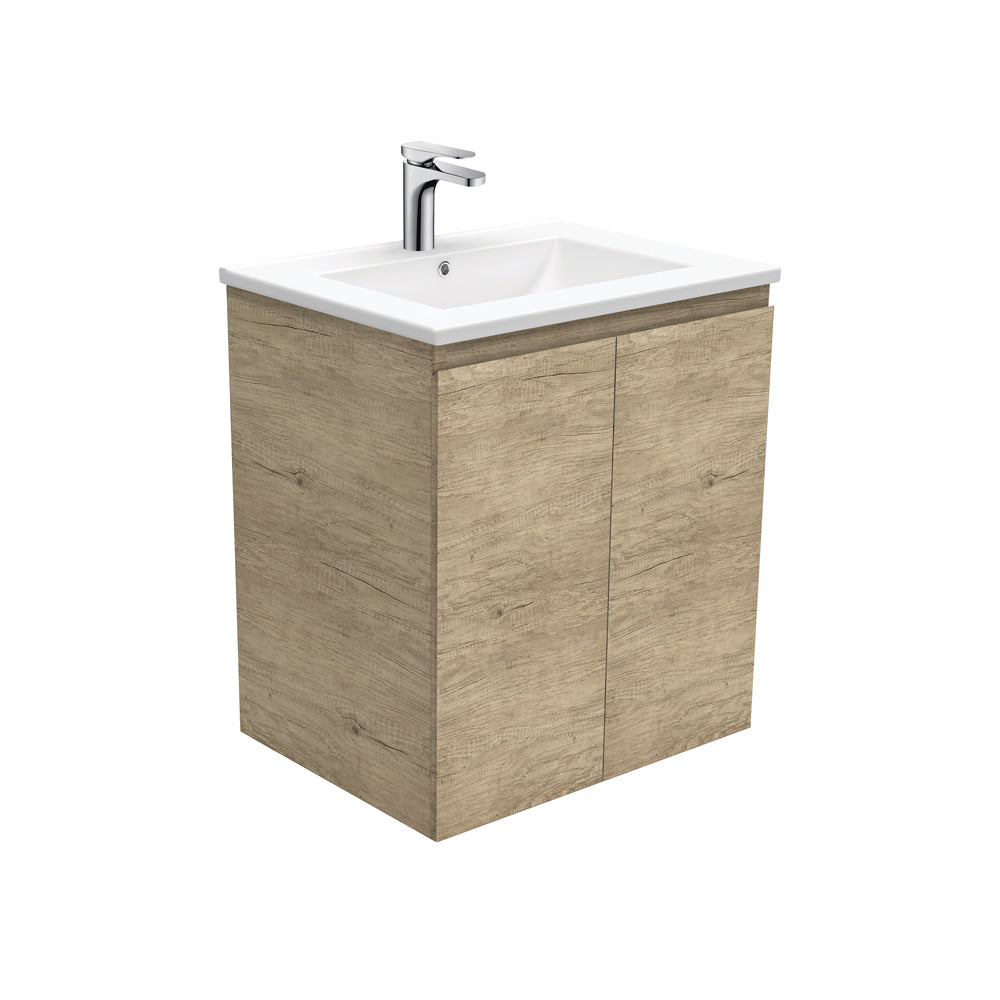 Dolce Edge Scandi Oak 600 Wall-Hung Vanity