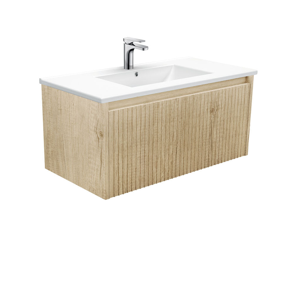 Dolce Alina Scandi Oak 900 Wall-Hung Vanity