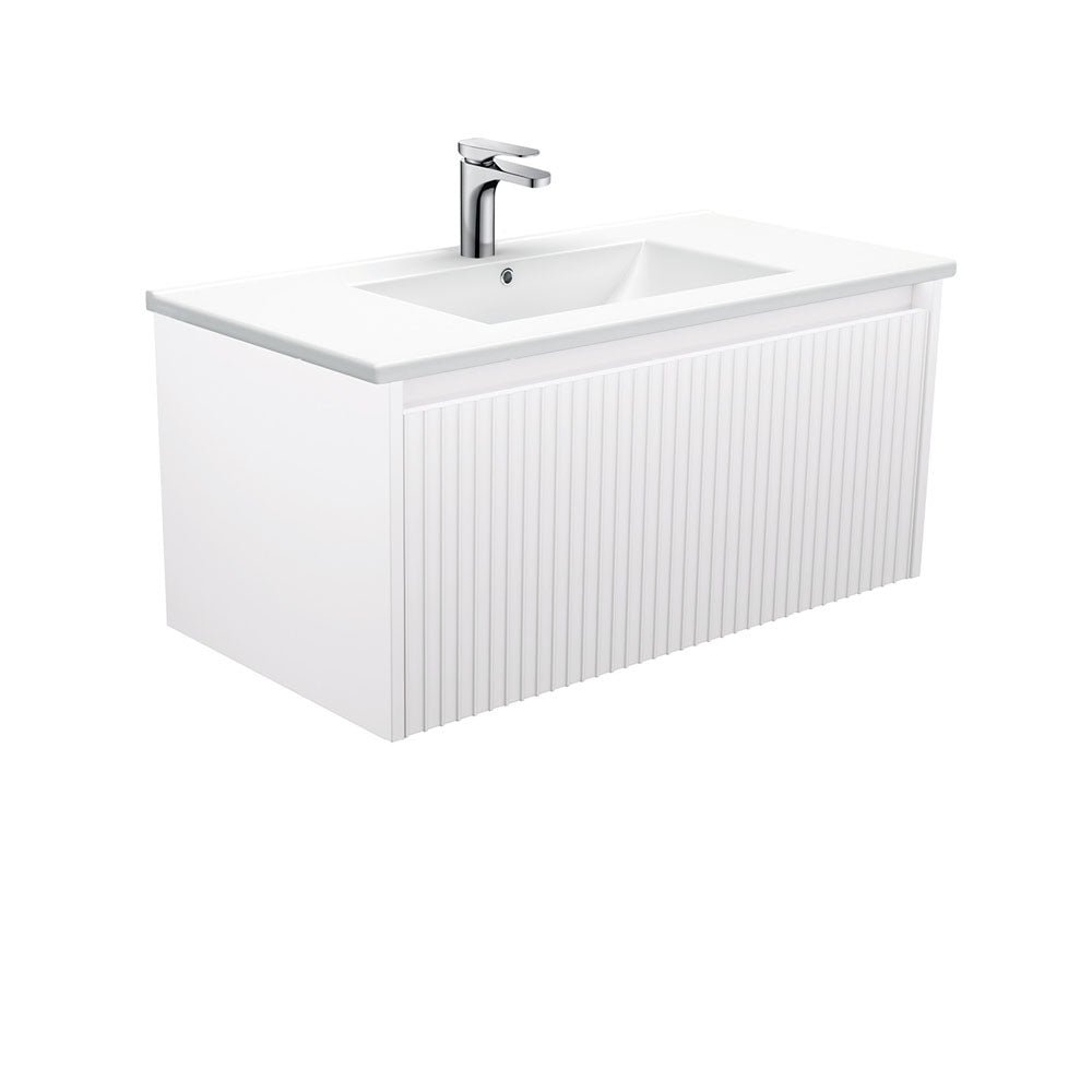 Dolce Alina Satin White 900 Wall-Hung Vanity