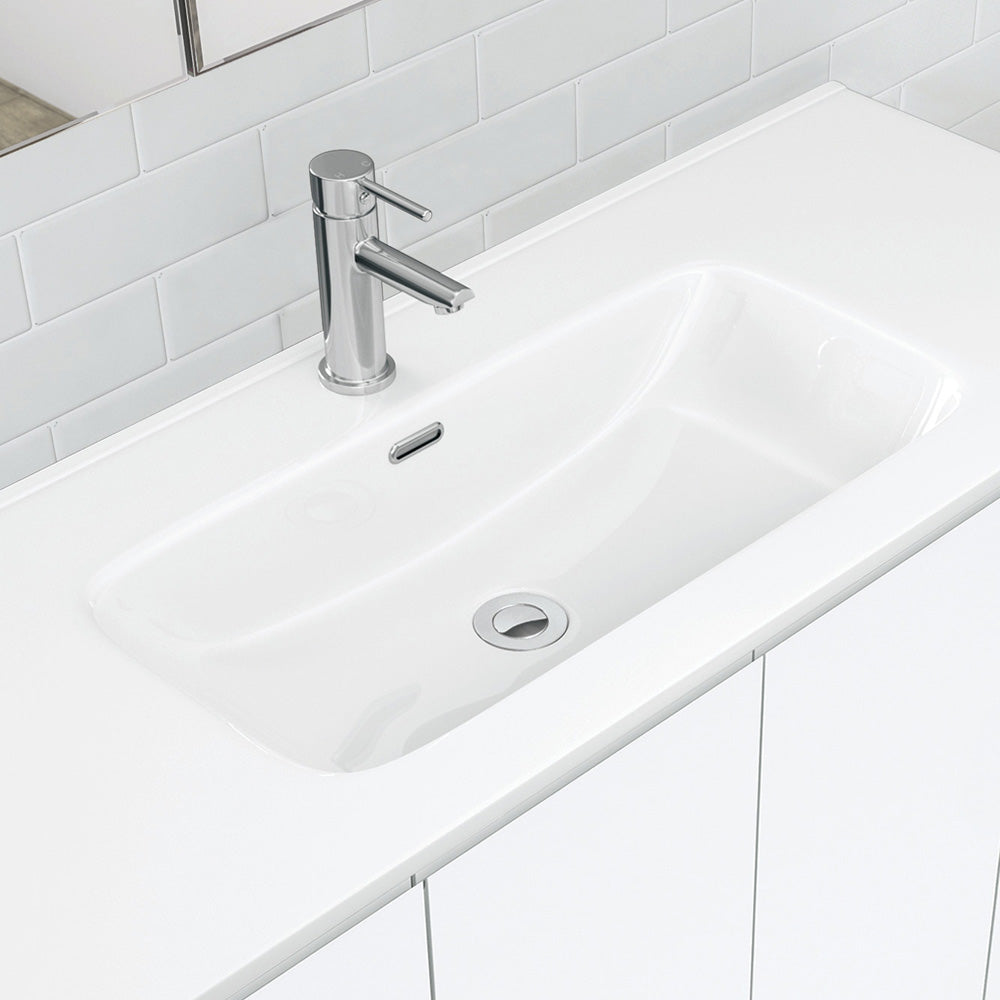 Joli Edge Scandi Oak 600 Vanity On Kickboard