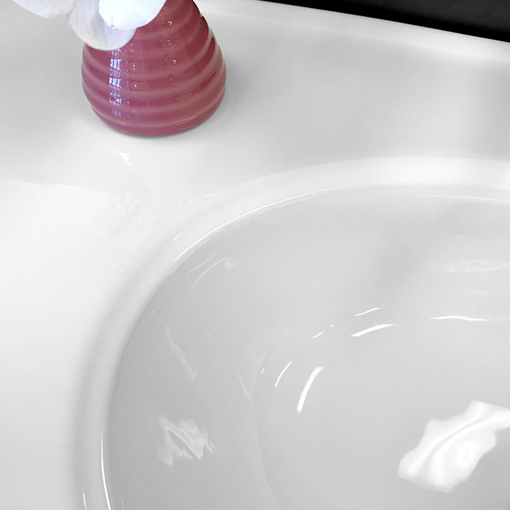 Rotondo Fingerpull Gloss White 1200 Wall-Hung Vanity