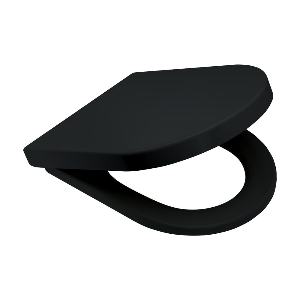 Universal Toilet Seat, Gloss Black