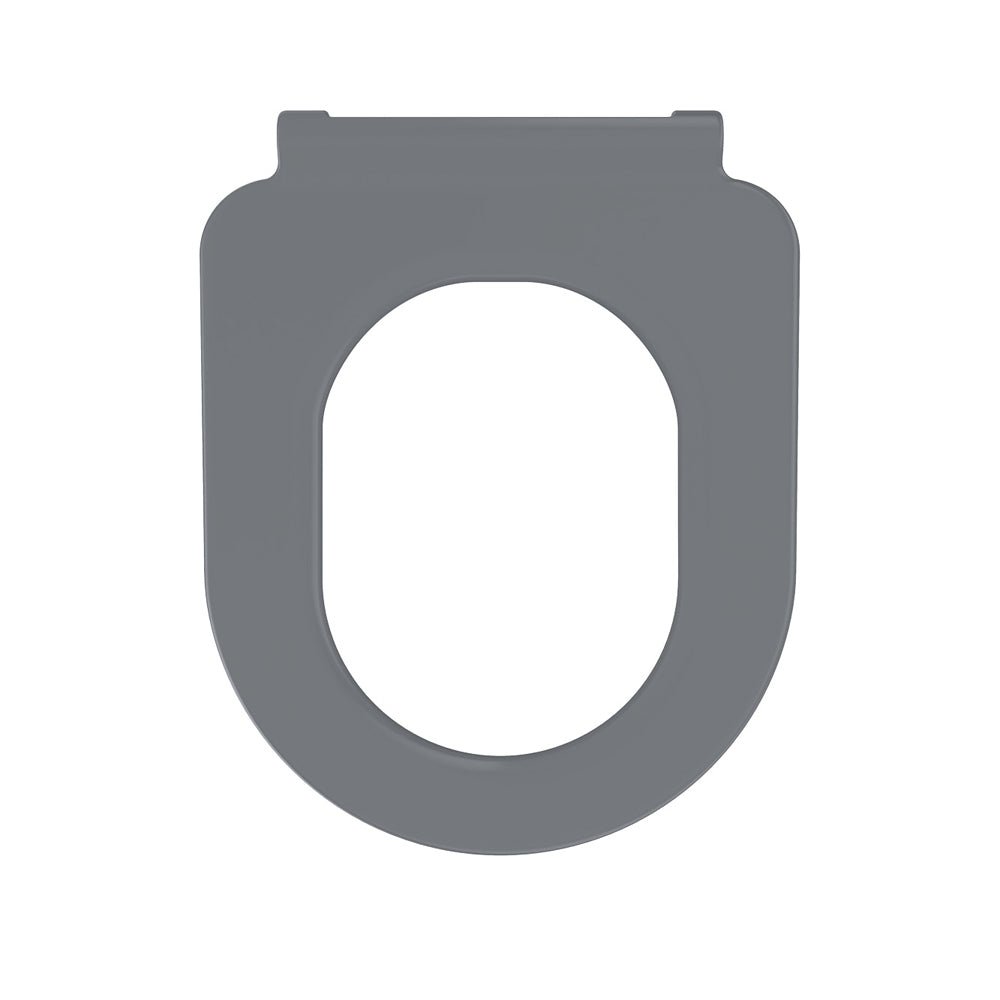 Delta Care Toilet Seat, Gloss Grey