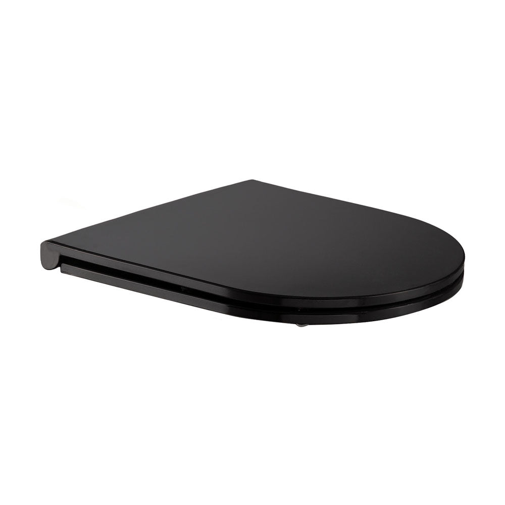 Slim Toilet Seat, Matte Black