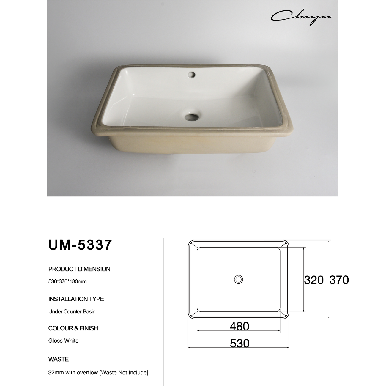 UM-5337 at Blue Bathware
