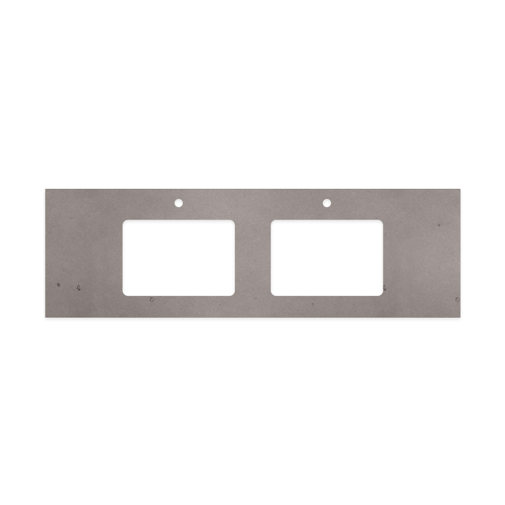 Fienza - Silica Free Stone Top, Rectangular Full Depth - Double Undermount