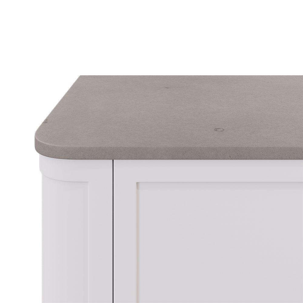 Fienza - Silica Free Stone Top, Curved Full Depth - Single Undermount